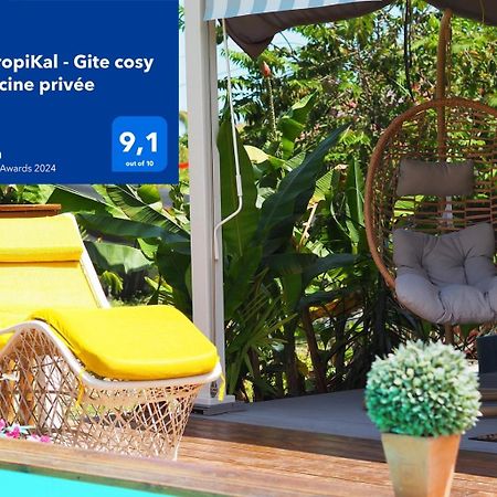 Gite cosy climatisé avec piscine privée Petit-Canal Exterior foto
